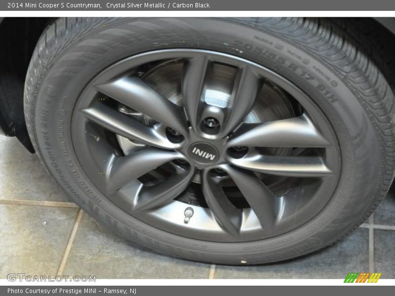 Crystal Silver Metallic / Carbon Black 2014 Mini Cooper S Countryman