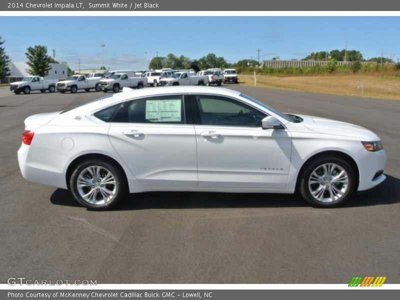 Summit White / Jet Black 2014 Chevrolet Impala LT