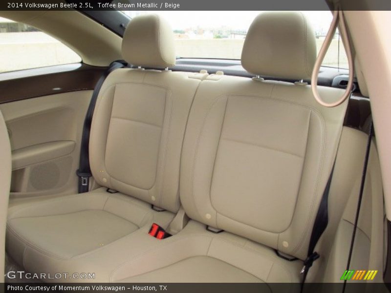 Rear Seat of 2014 Beetle 2.5L