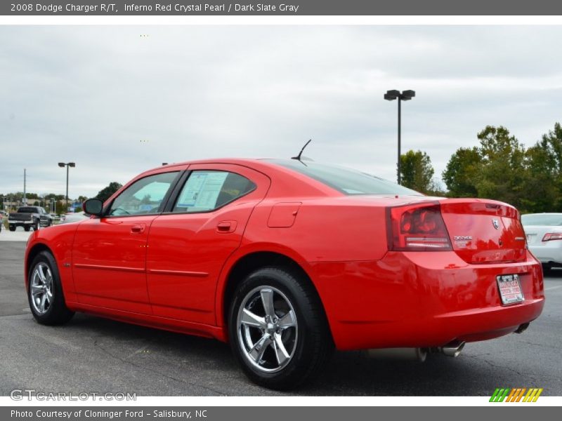 Inferno Red Crystal Pearl / Dark Slate Gray 2008 Dodge Charger R/T