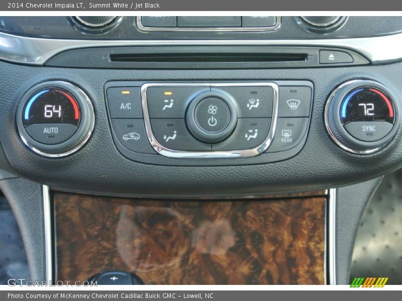 Summit White / Jet Black 2014 Chevrolet Impala LT