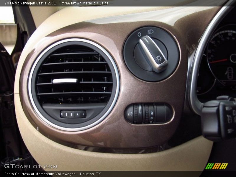 Controls of 2014 Beetle 2.5L