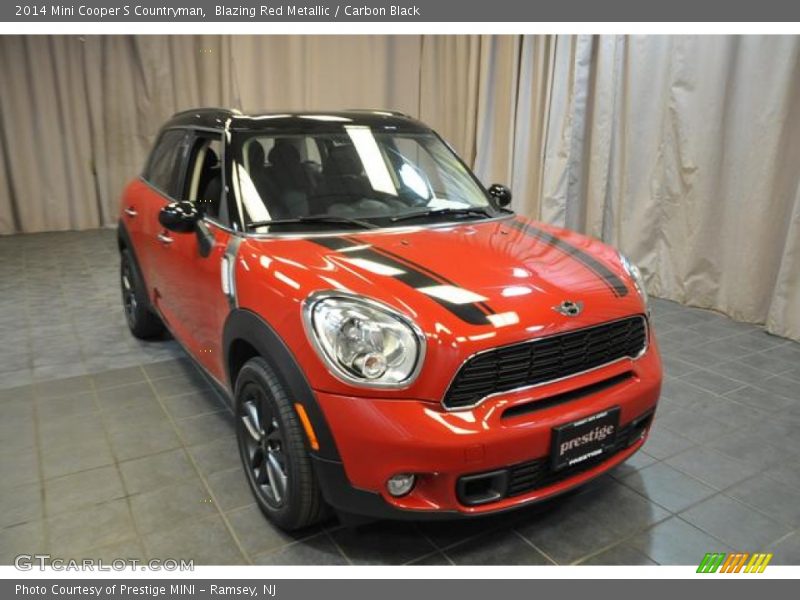 Blazing Red Metallic / Carbon Black 2014 Mini Cooper S Countryman