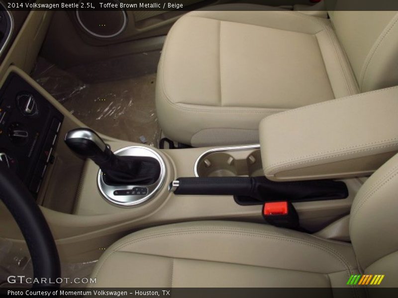 Toffee Brown Metallic / Beige 2014 Volkswagen Beetle 2.5L