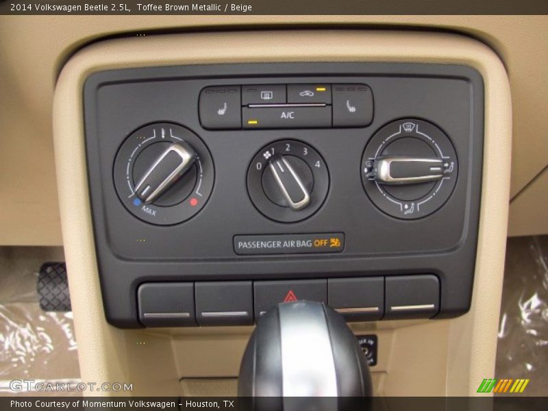 Controls of 2014 Beetle 2.5L