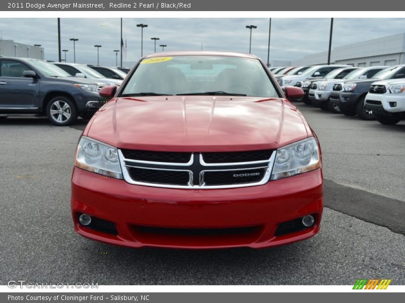 Redline 2 Pearl / Black/Red 2011 Dodge Avenger Mainstreet