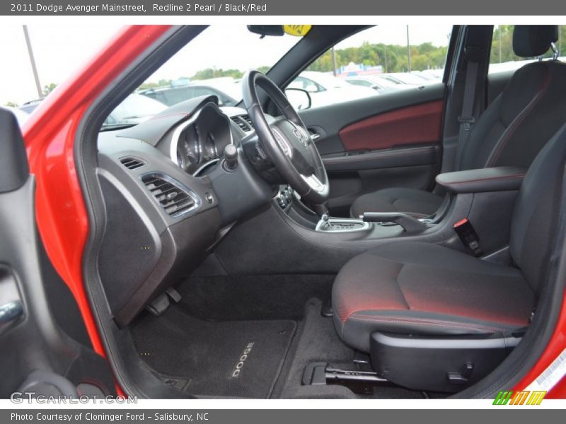 Redline 2 Pearl / Black/Red 2011 Dodge Avenger Mainstreet