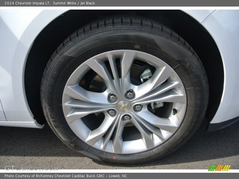 Summit White / Jet Black 2014 Chevrolet Impala LT