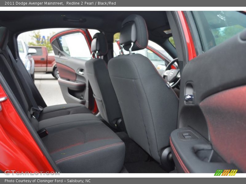 Redline 2 Pearl / Black/Red 2011 Dodge Avenger Mainstreet