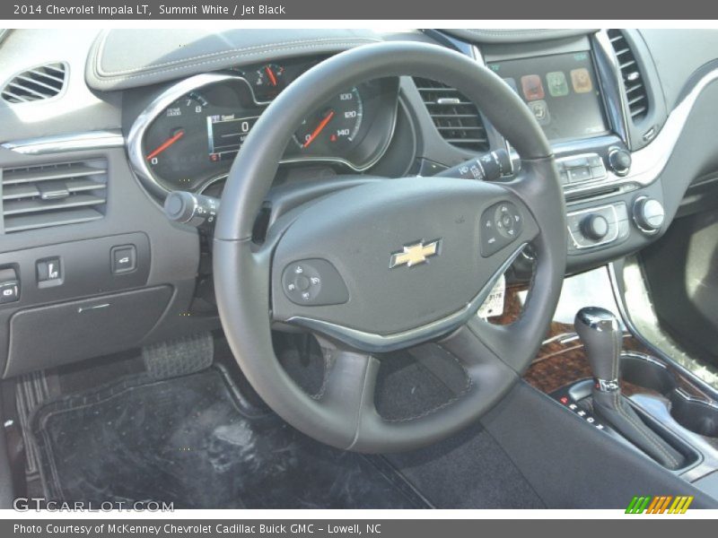 Summit White / Jet Black 2014 Chevrolet Impala LT