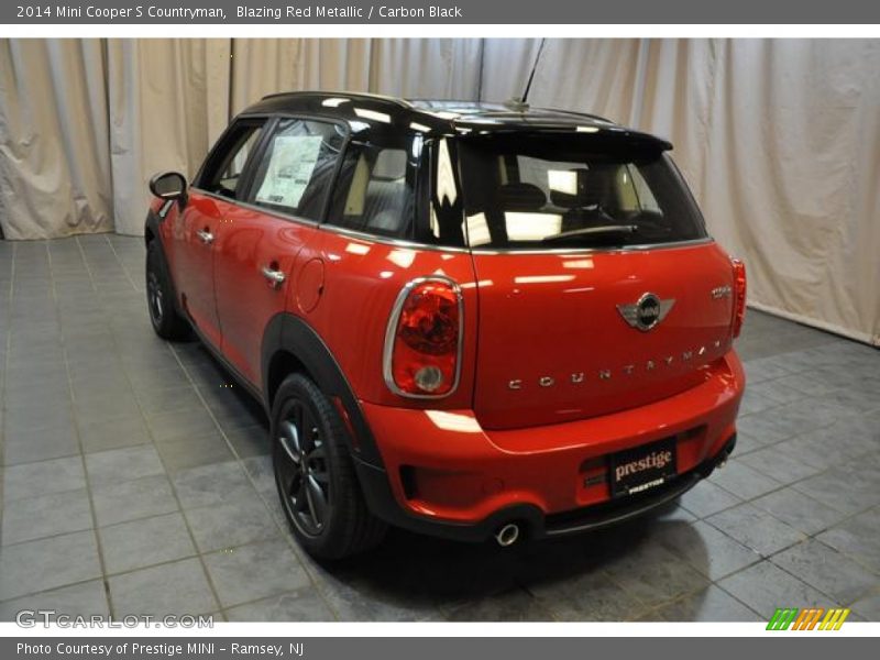 Blazing Red Metallic / Carbon Black 2014 Mini Cooper S Countryman