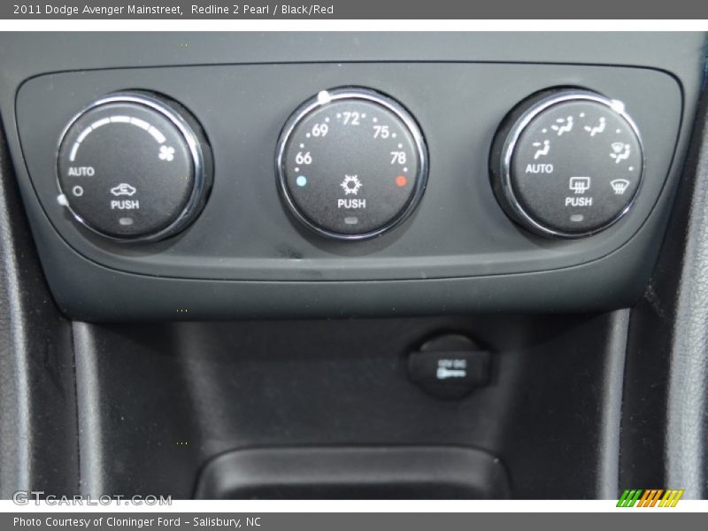 Redline 2 Pearl / Black/Red 2011 Dodge Avenger Mainstreet