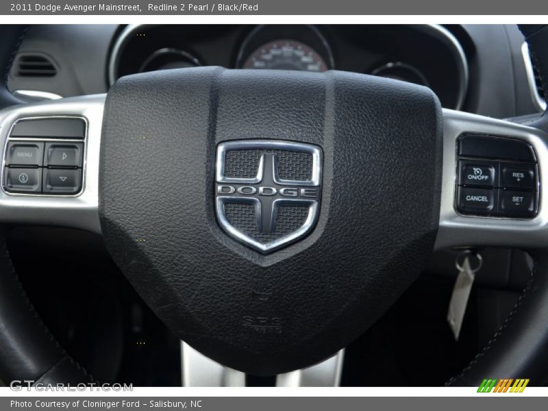Redline 2 Pearl / Black/Red 2011 Dodge Avenger Mainstreet
