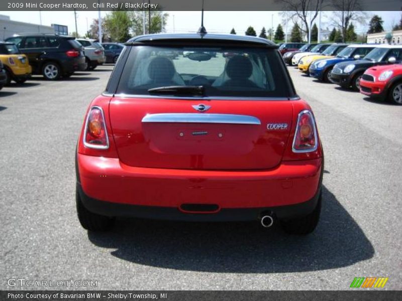 Chili Red / Black/Grey 2009 Mini Cooper Hardtop