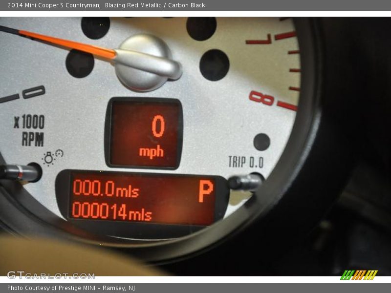 Blazing Red Metallic / Carbon Black 2014 Mini Cooper S Countryman