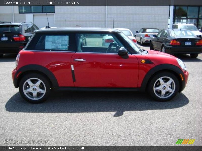 Chili Red / Black/Grey 2009 Mini Cooper Hardtop