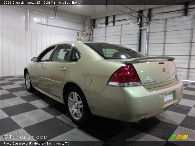 Gold Mist Metallic / Ebony 2012 Chevrolet Impala LT