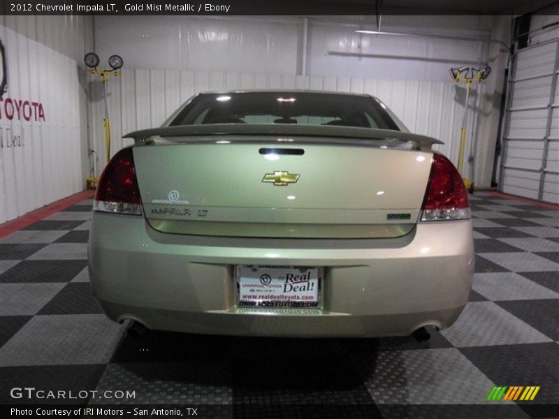 Gold Mist Metallic / Ebony 2012 Chevrolet Impala LT