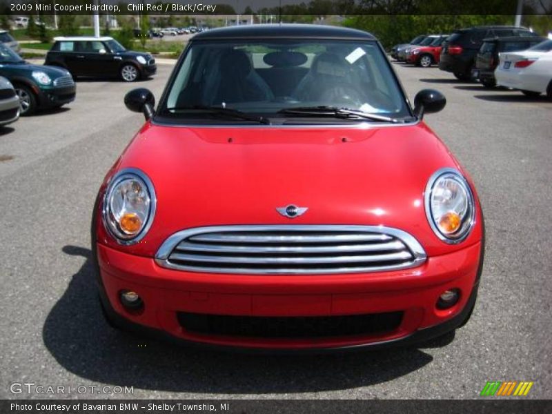 Chili Red / Black/Grey 2009 Mini Cooper Hardtop