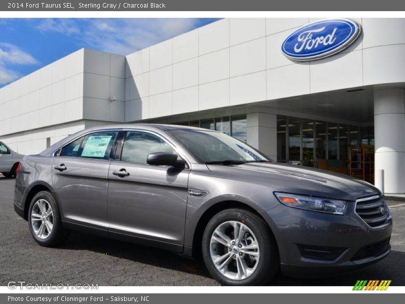Sterling Gray / Charcoal Black 2014 Ford Taurus SEL