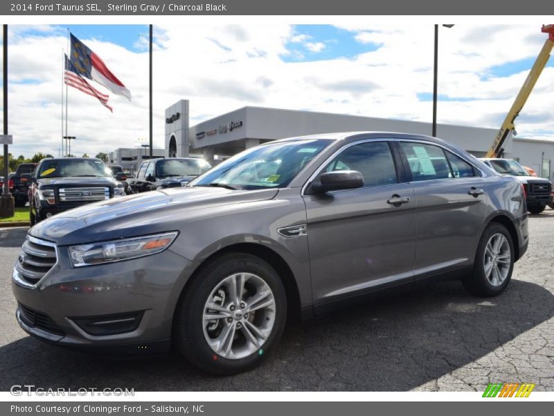 Sterling Gray / Charcoal Black 2014 Ford Taurus SEL