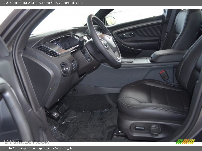 Sterling Gray / Charcoal Black 2014 Ford Taurus SEL