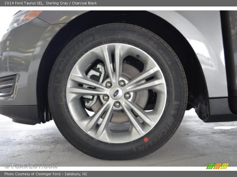 Sterling Gray / Charcoal Black 2014 Ford Taurus SEL