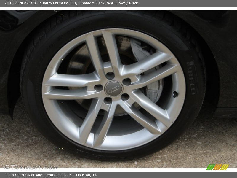 Phantom Black Pearl Effect / Black 2013 Audi A7 3.0T quattro Premium Plus