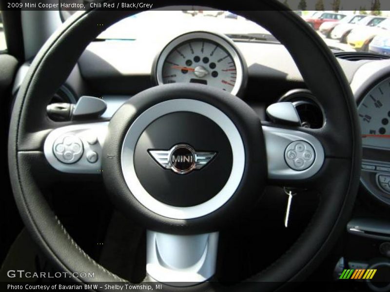 Chili Red / Black/Grey 2009 Mini Cooper Hardtop