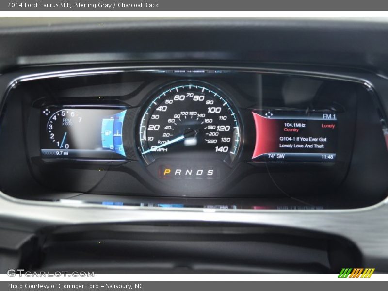 Sterling Gray / Charcoal Black 2014 Ford Taurus SEL