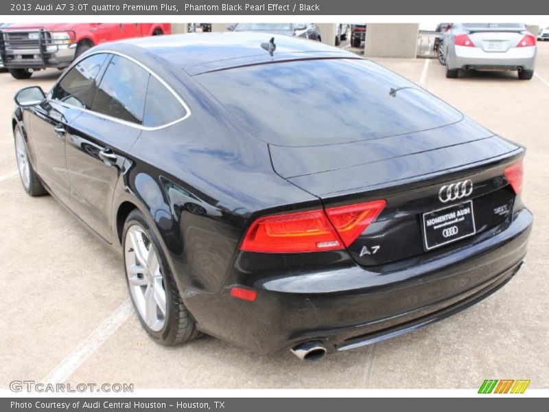 Phantom Black Pearl Effect / Black 2013 Audi A7 3.0T quattro Premium Plus