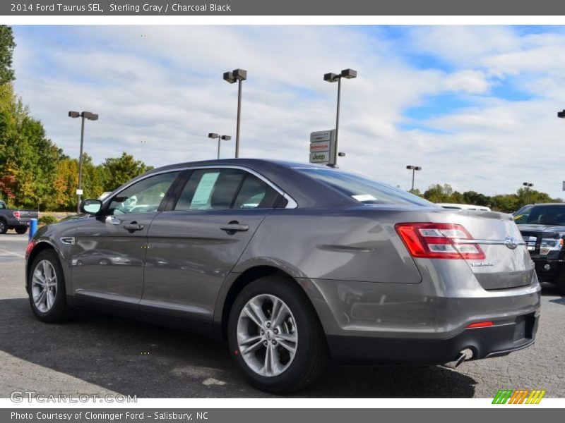 Sterling Gray / Charcoal Black 2014 Ford Taurus SEL
