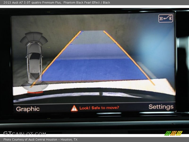 Phantom Black Pearl Effect / Black 2013 Audi A7 3.0T quattro Premium Plus