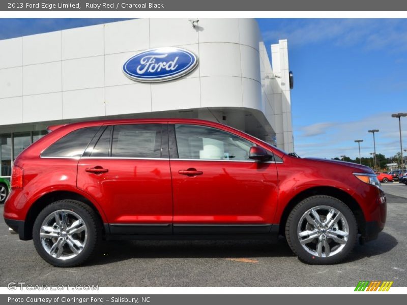 Ruby Red / Charcoal Black 2013 Ford Edge Limited