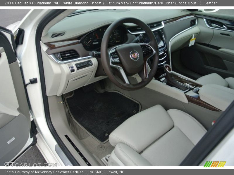 Platinum Very Light Platinum/Dark Urban/Cocoa Opus Full Leather Interior - 2014 XTS Platinum FWD 