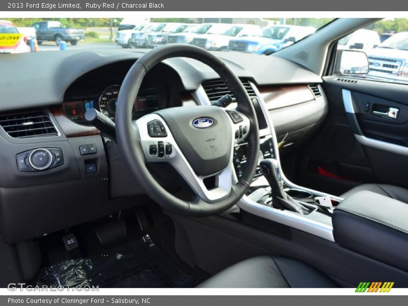 Ruby Red / Charcoal Black 2013 Ford Edge Limited