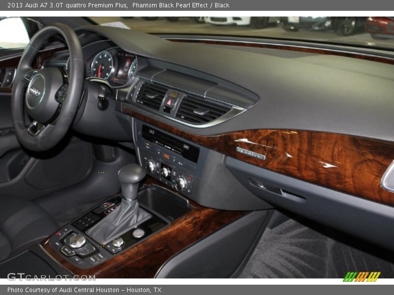 Phantom Black Pearl Effect / Black 2013 Audi A7 3.0T quattro Premium Plus