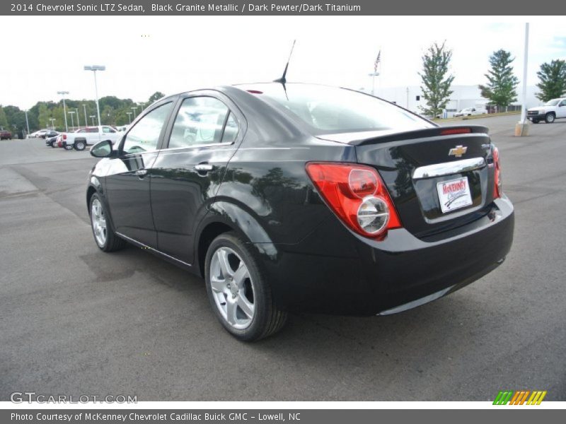 Black Granite Metallic / Dark Pewter/Dark Titanium 2014 Chevrolet Sonic LTZ Sedan