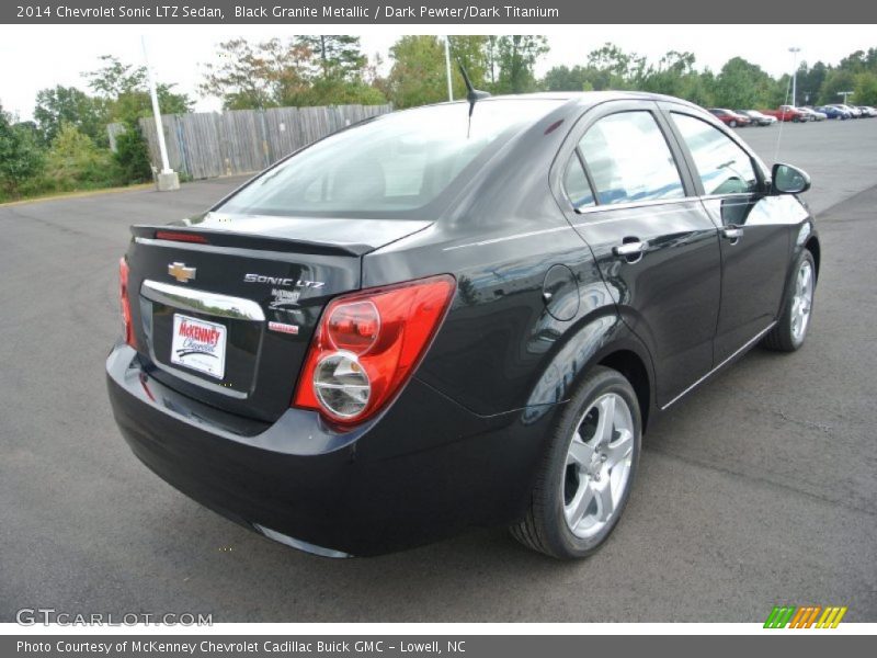 Black Granite Metallic / Dark Pewter/Dark Titanium 2014 Chevrolet Sonic LTZ Sedan