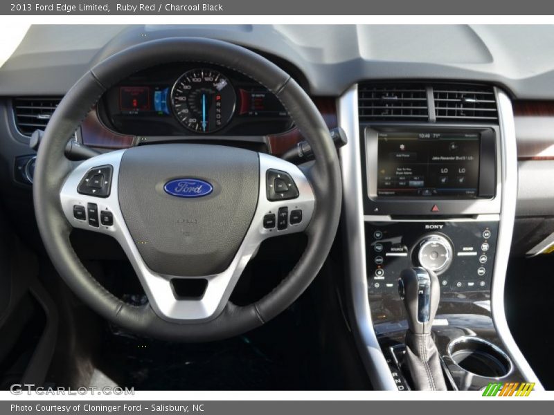 Ruby Red / Charcoal Black 2013 Ford Edge Limited