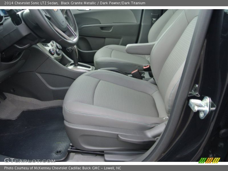 Front Seat of 2014 Sonic LTZ Sedan
