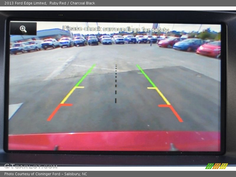 Ruby Red / Charcoal Black 2013 Ford Edge Limited