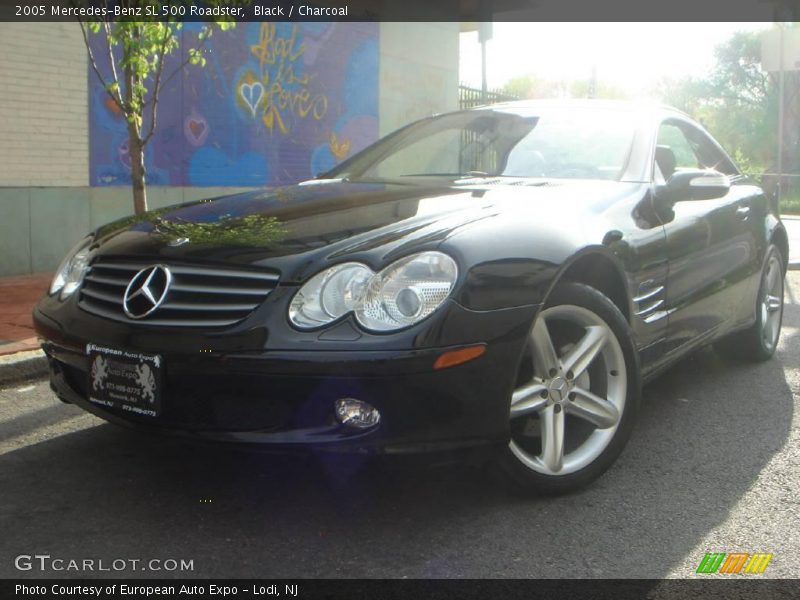 Black / Charcoal 2005 Mercedes-Benz SL 500 Roadster