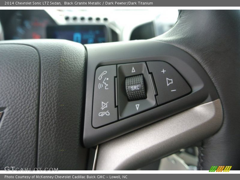 Black Granite Metallic / Dark Pewter/Dark Titanium 2014 Chevrolet Sonic LTZ Sedan