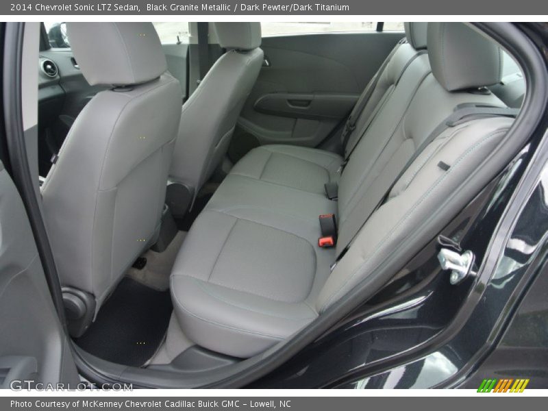 Rear Seat of 2014 Sonic LTZ Sedan