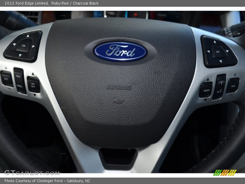 Ruby Red / Charcoal Black 2013 Ford Edge Limited