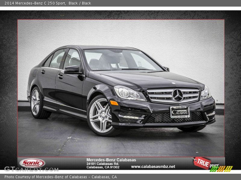 Black / Black 2014 Mercedes-Benz C 250 Sport