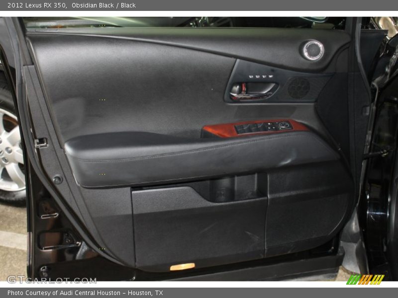 Obsidian Black / Black 2012 Lexus RX 350