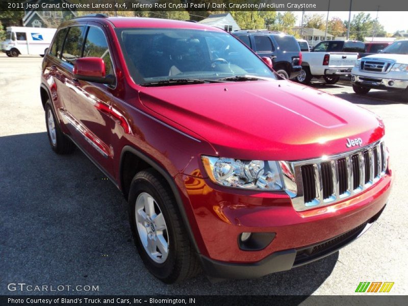Inferno Red Crystal Pearl / Dark Graystone/Medium Graystone 2011 Jeep Grand Cherokee Laredo 4x4