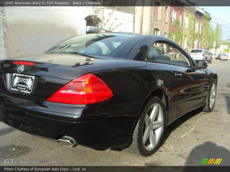 Black / Charcoal 2005 Mercedes-Benz SL 500 Roadster